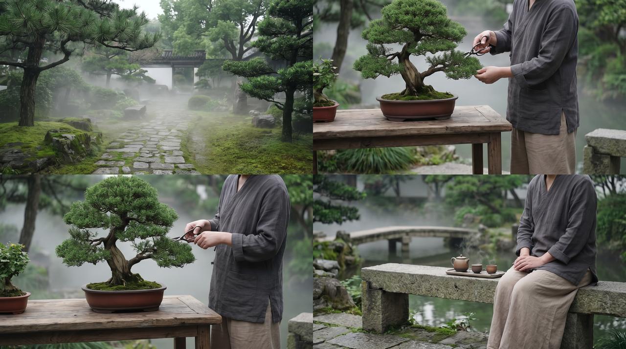 香蕉视频园艺生活视频 – 盆景修剪技艺视频教程，dtkhse.cn